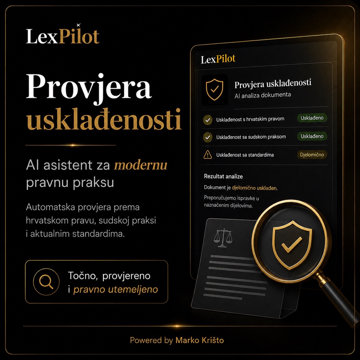 Provjera usklađenosti u LexPilotu